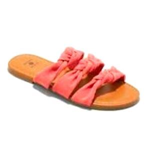 (9-1090) Shade & Shore Pink Maddie Sandals Size 8